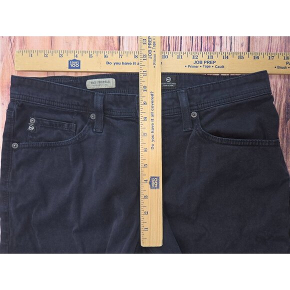 AG Adriano Goldschmeid Mens The Protégé Straight Pants 32X34 Sateen - Picture 8 of 9